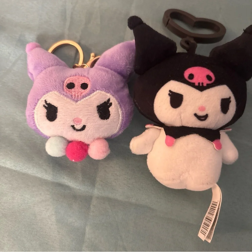 kuromi plush keychains Set Of 2 One Is Blind Box